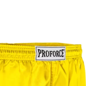 ProForce Yellow Satin Karate Demo Pants waist